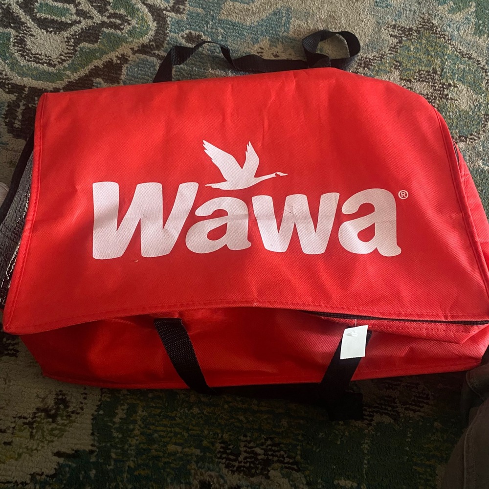 Wawa Insulated Cooler Bag Red Cater Bag‎ Reusable Shopping Tote